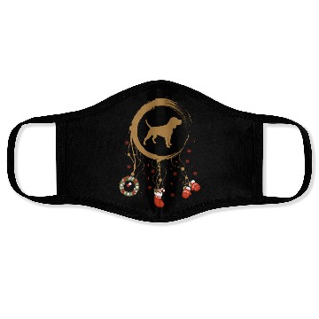 Discover dog dreamcatcher Christmas Beagle Face Masks
