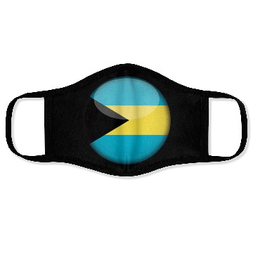 Discover Bahamas Flag Face Masks
