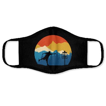 Discover Disc Golf - Disc Golfing Player Ultimate Frisbee Face Masks