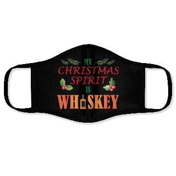 Discover Christmas Spirit Whiskey Face Masks