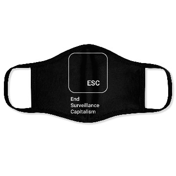 Discover ESC - End Surveillance Capitalism Face Masks