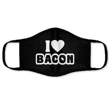 Discover i love bacon classic Face Masks