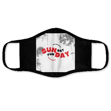 Discover sunday funday classic Face Masks