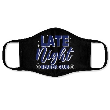 Discover Late Night Reader Club 3 Face Masks