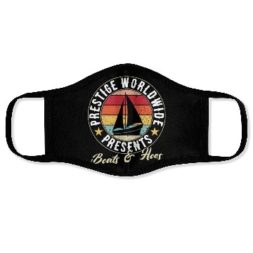 Discover prestige worldwide presents boats and hoes Face Masks