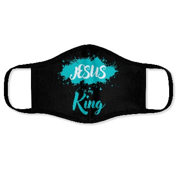 Discover JESUS is my King Face Masks