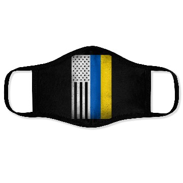 Discover Ukraine Design for proud Ukrainian Americans Face Masks