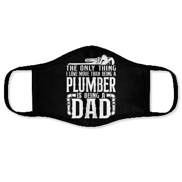 Discover Plumbing Plumber Dad Vintage The Face Masks