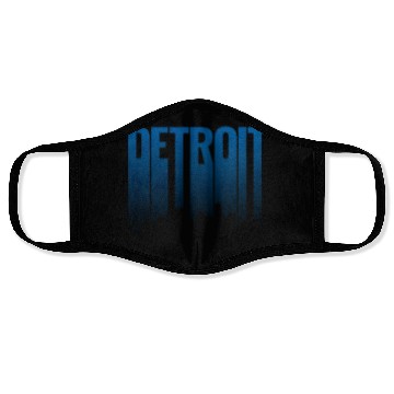 Discover Detroit Michigan Face Masks