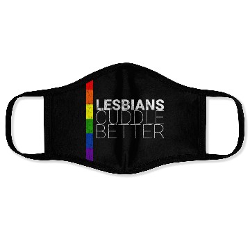 Discover Lesbians Cuddle Better 3 Face Masks
