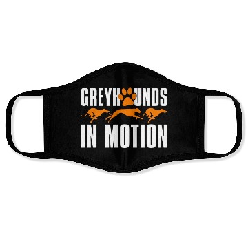 Discover Greyhound Racing Greyhounds Race Greyhound Racer Face Masks