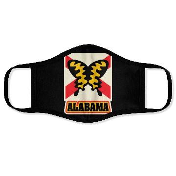 Discover US States Albm Face Masks