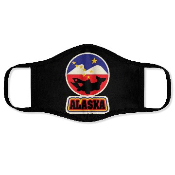 Discover US States ALASKA Face Masks