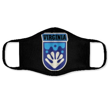 Discover US States VIRGINIA Face Masks