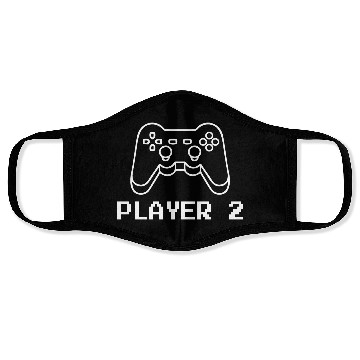 Discover Player 2 Gamer Face Masks