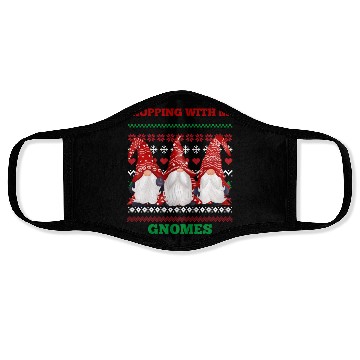 Discover Shopping with my gnomes Face Masks