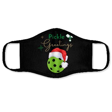 Discover Pickle Greetings Face Masks