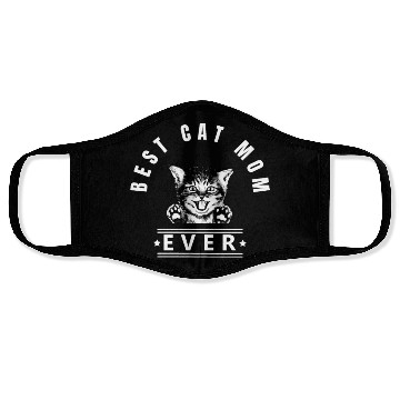 Discover Best Cat Mom Ever Happy Kitten w Face Masks
