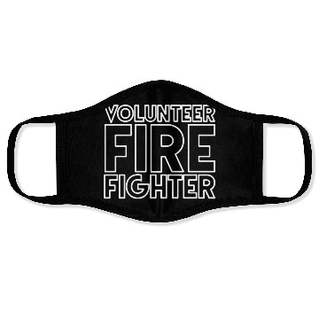 Discover Volunteer Fire Fighter On Back Fireman Firefighter Face Masks