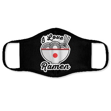 Discover I Love Ramen Face Masks