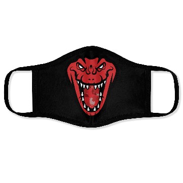 Discover Red Military Crocodile Face Masks