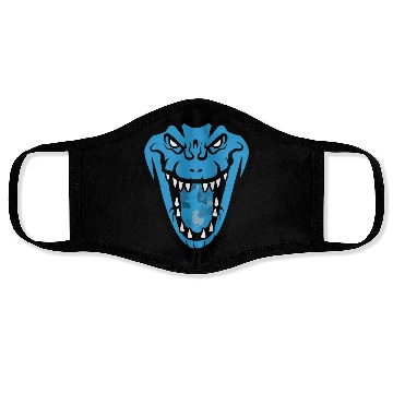 Discover Dragon Face Military Blue Face Masks