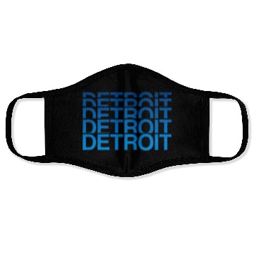 Discover Detroit Michigan Face Masks