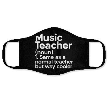 Discover Music Teacher Face Masks
