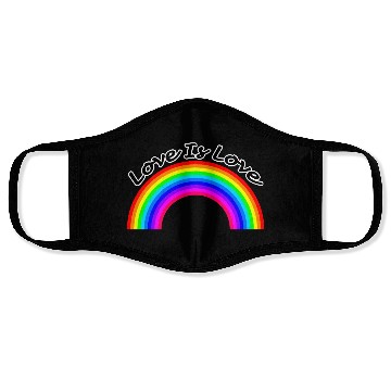 Discover Love is Love Face Masks