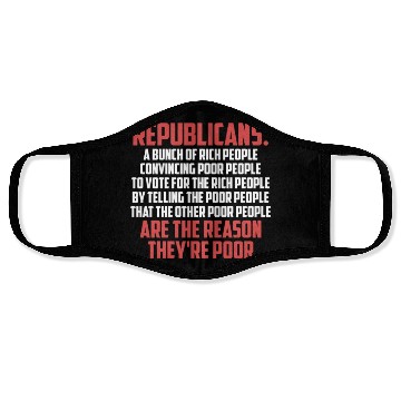 Discover Anti Republicans Definition - Democrat Liberal Face Masks
