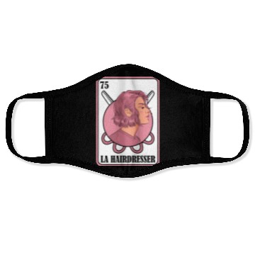 Discover Hairdresser Hairstylist Card Face Masks