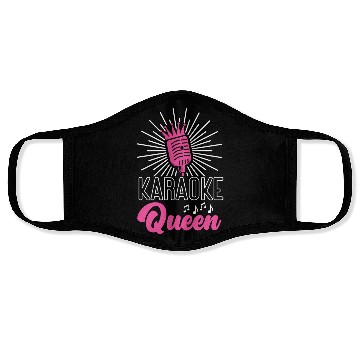 Discover Karaoke Singer 80s Retro Karaoke Face Masks