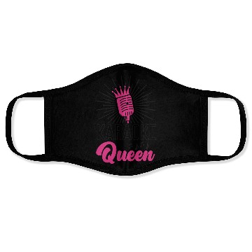 Discover Karaoke Singer 80s Retro Karaoke Face Masks