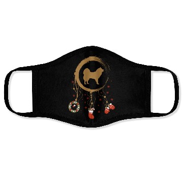 Discover dog dreamcatcher Christmas Eurasier Face Masks