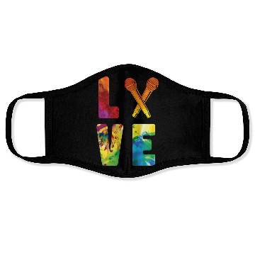 Discover Karaoke Singer Microphone Vocalist Face Masks