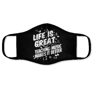 Discover Music Teacher Face Masks