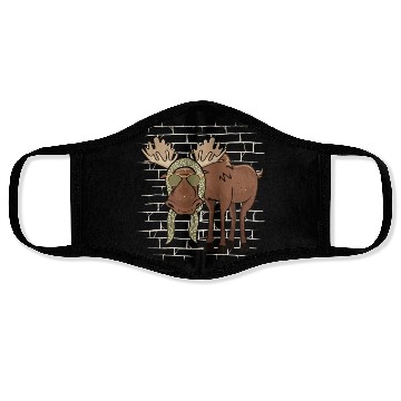 Discover Moose Elk Sunglasses Scarf Face Masks
