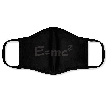 Discover E mc2 funny science physics geek gifts formula Face Masks