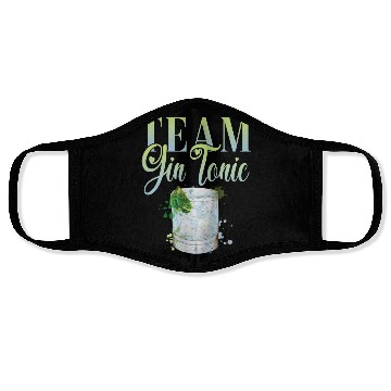 Discover Team Gin Tonic Cocktail for Bartender Face Masks