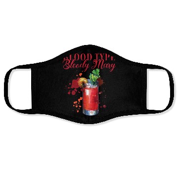 Discover Blood Type Bloody Mary Bartender Face Masks