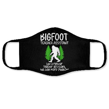 Discover Bigfoot Party Supplies Bigfoot Teacher Assistant Face Masks