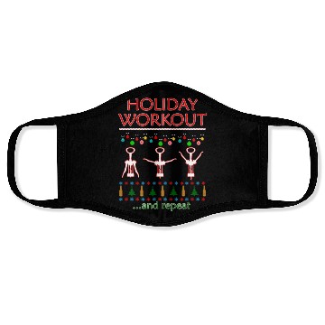 Discover Holiday Workout Drink And Repeat Wine Christmas Face Masks