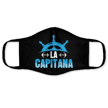 Discover Sailing Sailor Helm La Capitana Face Masks