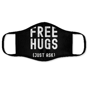 Discover Free Hugs Jusk Ask Face Masks
