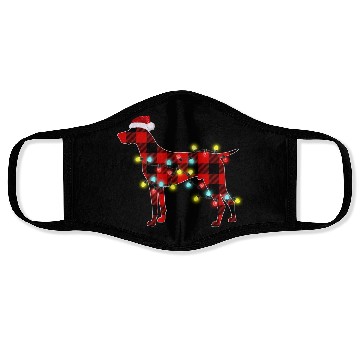 Discover German Shorthaired Pointer Christmas Dog Lover Face Masks