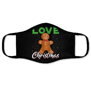 Discover Gingerbread Xmas Lover Face Masks