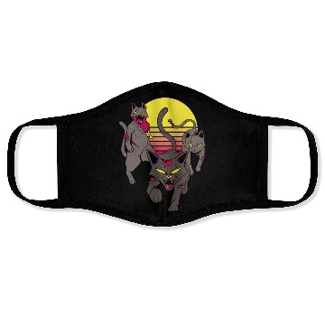 Discover Angry zombie cats Angry zombie cats quote inspirat Face Masks