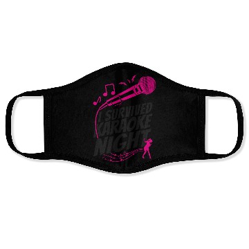 Discover Karaoke Singer I Survived Karaoke Face Masks