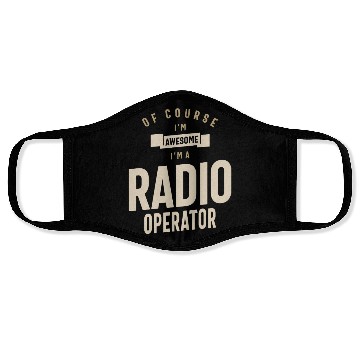 Discover Radio Operator Job Occupation Birthday Worker Face Masks