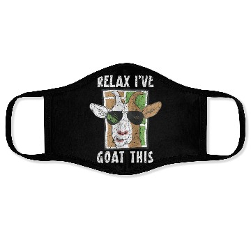 Discover Relax I've Goat This Goat Whisperer Farm Animal Face Masks